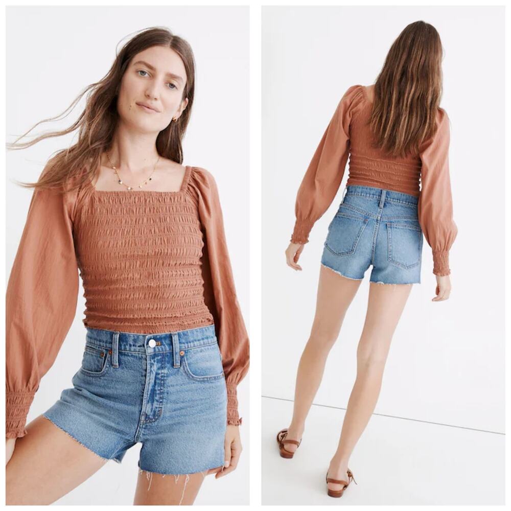 Madewell The Perfect Jean Short Size 27 in Burnett Wash Tencel Lyocell ND180